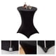 thumbnail image 2 of Nvzi Mantel elástico para cóctel - Adecuado para mesas redondas de patas altas, mesas de bar, mesas de cocina redondas y mesas altas, 1 pieza, 31,5 * 43,3 pulgadas, morado oscuro, 2 of 5