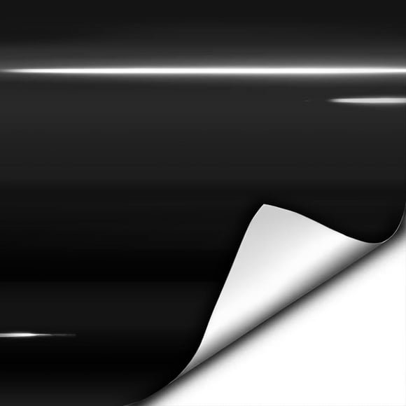 Película adhesiva Vinyl Wrap VViViD, color negro brillante, 30 cm x 150 cm
