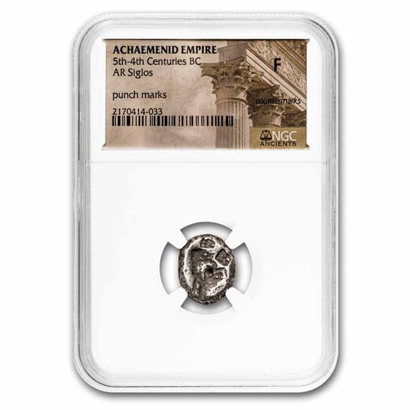Achaemenid Persia AR Siglos (circa 5th century BC) F NGC