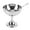 Light Silver, variant on BOKYAN 304 Stainless Steel Retro Footed Ice Cream & Salad Bowl – 9cm Vintage Design, Insulated, Dishwasher Safe, Versatile Dessert & Pudding Cup