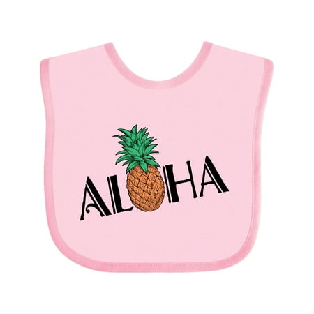 

Inktastic Aloha- with Pineapple Gift Baby Boy or Baby Girl Bib