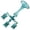 Elegant blue, variant on Oasiva 3 Arms Candelabra Taper Candle Holders Candlestick Holders Decorative Candle Stands for Dining Table Wedding,Home Decors