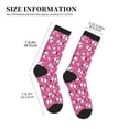 thumbnail image 3 of KLL Love Dog Print Cool Socks Men's Women's Crew Socks Funny Crazy Novelty Stockings, 3 of 7