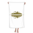 thumbnail image 1 of Econoc Reflection Urban Landscape Architectural Signs Hand Towel Bath Facecloth Soft Cotton Washcloth, 1 of 4