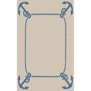 Somerset Bay Boardwalk Beige Coastal Area Rug