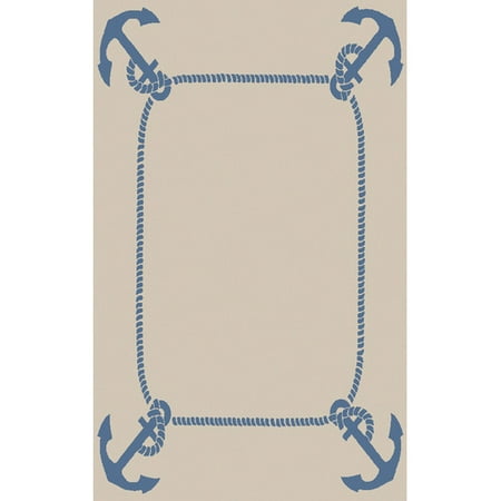 Somerset Bay Boardwalk Beige Coastal Area Rug