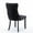 Black, variant on Rhomtree Velvet Tufted Dining Side Chairs, Blue (Set of 4)