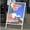 Silver, variant on Snap-Open A-Frame Sidewalk Sign for 22 x 28 Posters, Aluminum, Double-Sided - Black (AFS2228BLK)