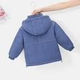 thumbnail image 6 of KYAIGUO Toddler Kids Girls Boys Winter Puffer Jacket Outwear Baby down Hooded Warm Padded Jacket Coats Long Sleeve Solid Color Zip-Up Light Casual Warm Outwear for 2-8 Years, 6 of 7
