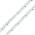 thumbnail image 3 of Bling Jewelry Womens Men's Sterling Silver Miami Cuban Chain Necklace 7MM Nickel-Free Made in Italy, 3 of 4