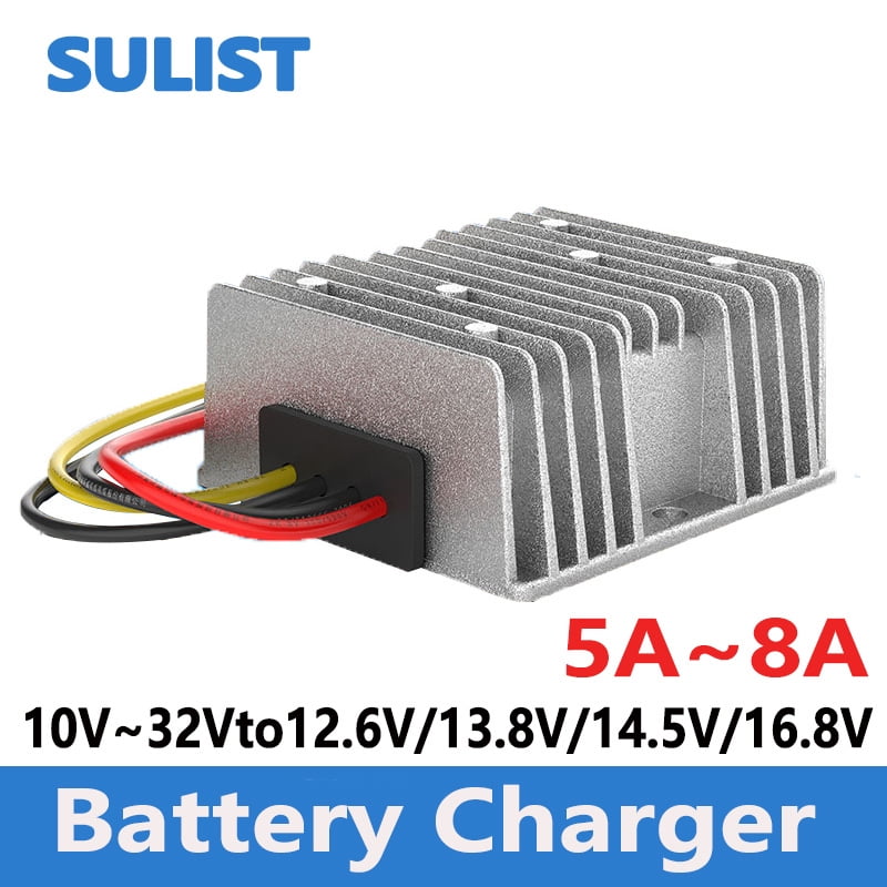 9-35V to 12.6V 5A 12V Lithium Battery Charger Dual Battery System Boost Step-down DC Lead Acid Battery Charger