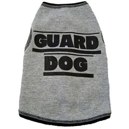 002377 Tank, Guard Dog, Grey, XXS (Best Kind Of Guard Dog)