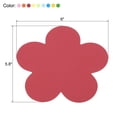 thumbnail image 2 of Uxcell Flower Cutouts Paper Flowers, Colorful Flower Cutout for Classroom Decoration Style 1, 72 Pack, 2 of 8
