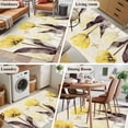thumbnail image 6 of Yellow Flower Area Rug 3x5 Washable Rug Non Slip Farmhosue Country Vintage Butterfly Floral Large Area Rug Indoor Floor Carpet for Entryway Bedroom Kitchen Living Room Home Office Dining Room Nursery, 6 of 7