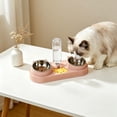thumbnail image 6 of Qholemyo Multi Purpose 2 In 1 Pet Bowl Pet Food Bowl Food Water Feeding Bowl For Cats And Dogs, 6 of 6