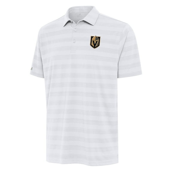 Men's Antigua White Vegas Golden Knights Tunnel Polo