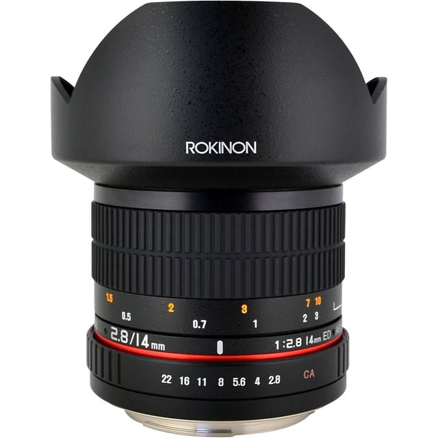 Lente Ultra Gran Angular Rokinon 14mm F2.8 para Canon EF 134345789