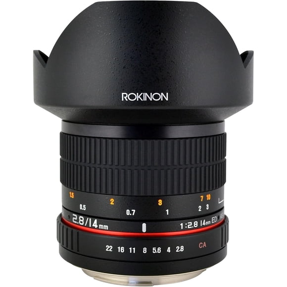 Lente Ultra Gran Angular Rokinon 14mm F2.8 para Canon EF 134345789