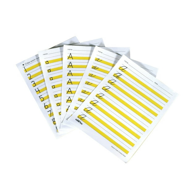 Abilitations HiWrite Practice Pads Script Pad, 100 Sheets per Pad