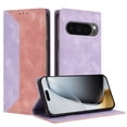 thumbnail image 1 of Phone Case for Google Pixel 10 Pro XL FOXDOCK Premium Leather,Creative Dual-Color Cover with Card Slot,Shockproof, 1 of 7