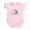 Petal Pink, variant on CafePress - Stork Baby Colombia USA Infant Bodysuit - Baby Light Bodysuit, Size Newborn - 24 Months