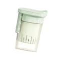 thumbnail image 4 of Filtro para zumo de frutas, colador de yogur griego, colador de alimentos portátil, multifuncional. verde, 4 of 9
