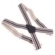 thumbnail image 5 of Tirantes de 4 clips Elegantes tirantes elásticos ajustables con rayas anchas para hombre Tirantes en forma de X para accesorios de disfraces, 5 of 10