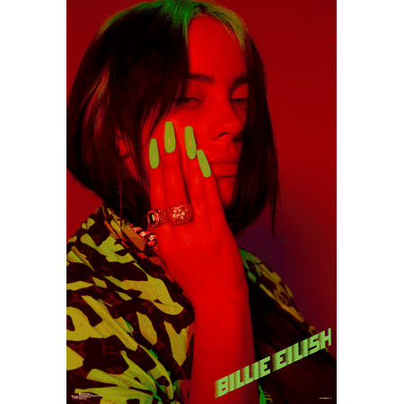 Billie Eilish - Red - Poster 24" x 36"