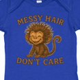 thumbnail image 4 of Inktastic Messy Hair Don't Care Monkey Graphic Cute Fun Boys or Girls Baby Bodysuit, 4 of 5