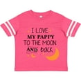 thumbnail image 3 of Inktastic I Love My Pappy to the Moon and Back Boys or Girls Toddler T-Shirt, 3 of 5