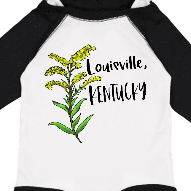 Inktastic Louisville, Kentucky Goldenrod Flower Gift Toddler Boy