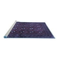 thumbnail image 2 of Ahgly Company Machine Washable Indoor Rectangle Persian Blue Traditional Area Rugs, 2' x 5', 2 of 4