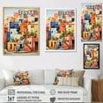 thumbnail image 4 of Designart "Colorful Casas This is Mexico s Vibrancy II" Cityscapes Canvas Print, 4 of 5