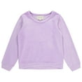 thumbnail image 2 of BTween Girls Cozy Velour Sweatshirt Set, 3 Pack of Soft Sweatshirts for Kids, Stylish Casual Outfits, Sizes 4-14, 2 of 4