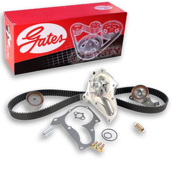 Gates PowerGrip Timing Belt Kit w Water Pump compatible with Toyota RAV4 2.0L L4 1996-2000