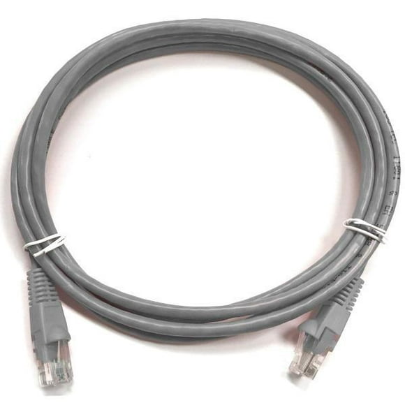 SyncWire Cat5e Ethernet Network Cable Bare Copper 24 AWG FT4 UTP ETL cUL 2ft Grey