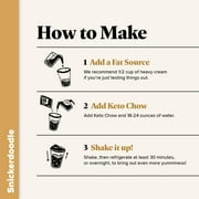 Keto Chow Snickerdoodle Ultra Low-Carb Meal Shake, Single Meal