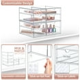 thumbnail image 6 of Sorbus 2-Piece Clear Acrylic Makeup Organizer with 7 Drawers, Stackable Storage Bins, 6 of 7