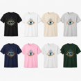thumbnail image 4 of Women’s Evil Eye Graphic T-Shirt, Unisex Classic Fit Crew Neck Tee, 4 of 8