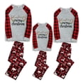 thumbnail image 3 of LuLiaMenton Christmas Family Pajamas Sleepwear Set, Reindeer Plaid Men's L, 3 of 5