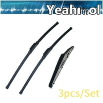 Yeahmol Fit For TOYOTA PRIUS 2010-2015, 26 19 16A for Windshield Wiper Blades and Rear Wiper Y27I4A3S
