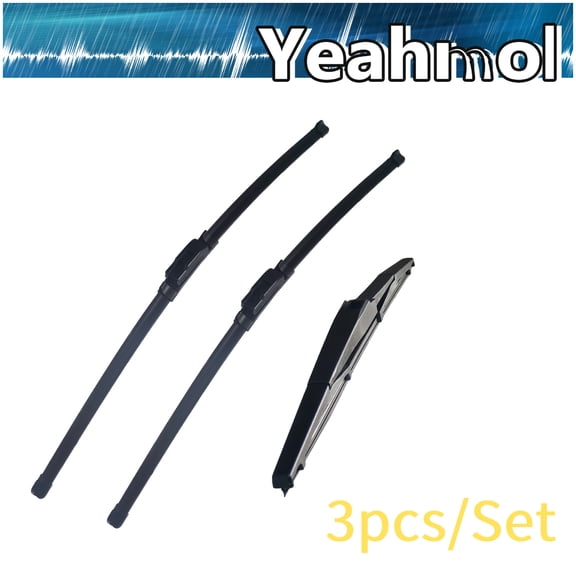 Yeahmol Fit For TOYOTA PRIUS 2010-2015, 26 19 16A for Windshield Wiper Blades and Rear Wiper Y27I4A3S