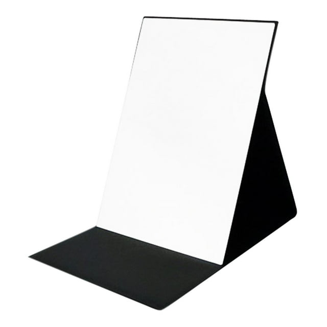TINGXIN Travel Mirror, Folding Travel Mirror Portable for Travel Student Bathroom Vanity Cosmetic Beauty Modern Compact Handheld Mirror, Travel Makeup Mirror Black