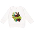 thumbnail image 2 of Inktastic Bookworm Books Reading Toddler Sweatshirt, 2 of 4