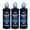 Black, variant on Tulip Puff Fabric Paint , Permanent Craft Paint for Clothes, DIY Projects, 4 fl oz 3-Pack, Shiny Black