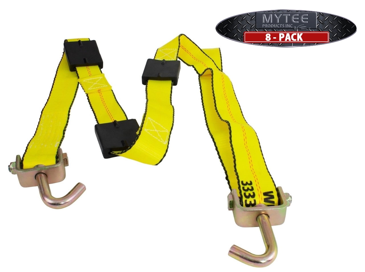 8 Pack) 2 x 12' Replacement Over the Tire Strap w/ 2 Swivel 8 Pack) 2 x 12' Replacement Over the Tire Strap w/ 2 Swivel