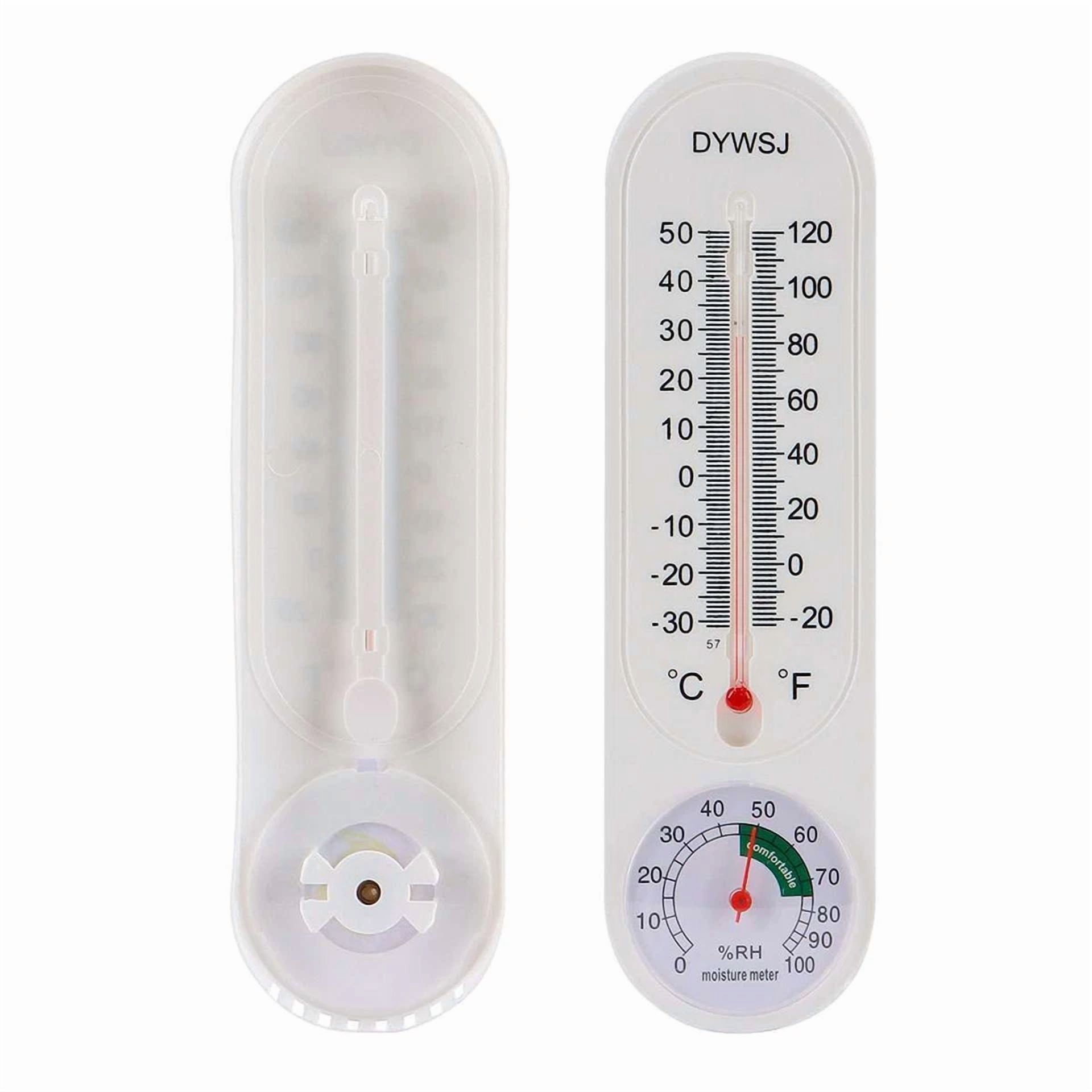 PURELY- 4 Wall Thermometer Indoor Outdoor Home Room Office Garden Greenhouse Temperature