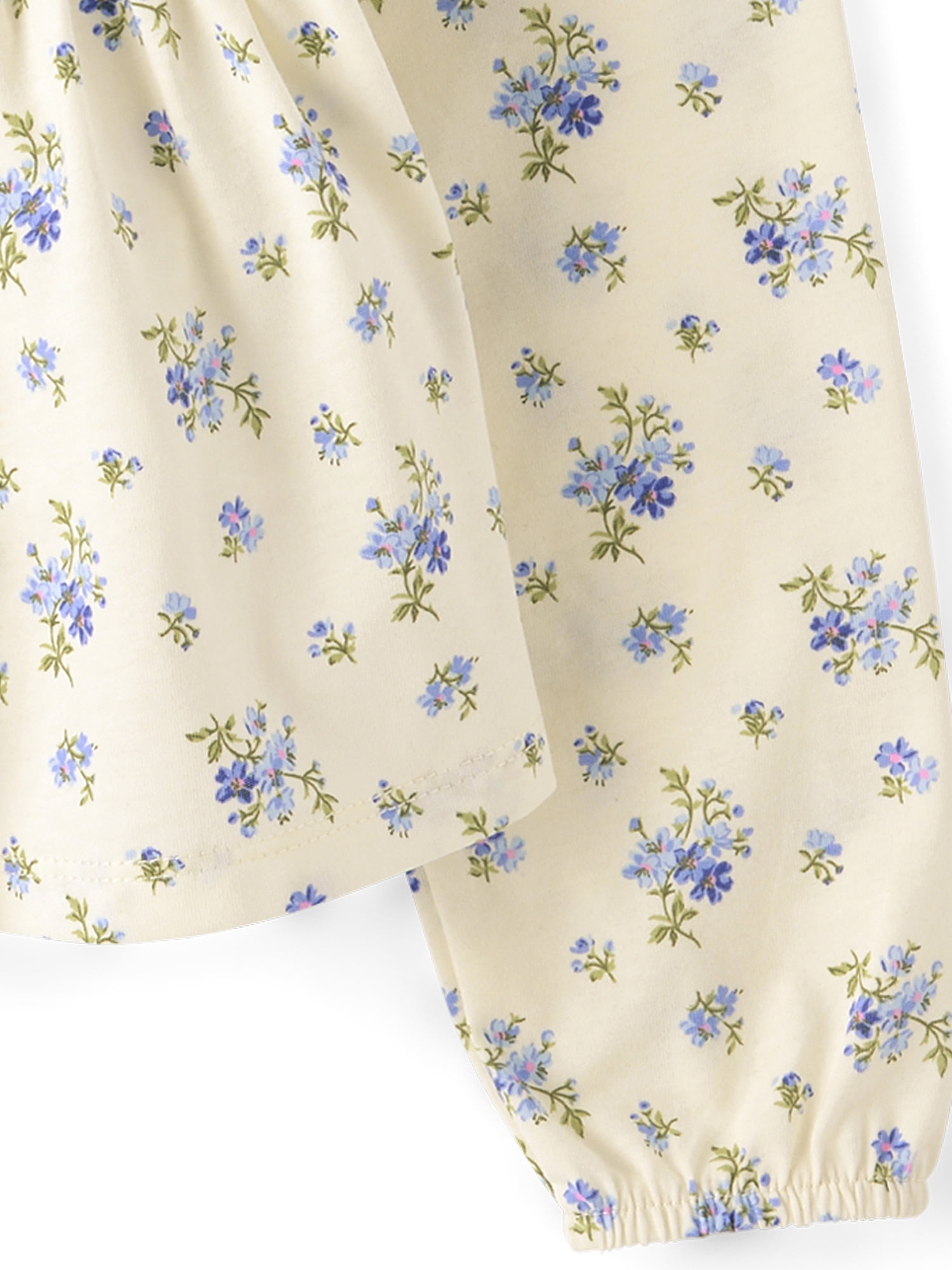 The Children's Place Girls Long Sleeve Floral Smocked Peplum Top, Sizes XS-XXL