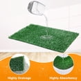 thumbnail image 3 of Large Dog Potty Tray with Grass Pee Pads - Easy to Clean 20x25 Inch, 3 of 6