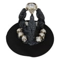 thumbnail image 6 of Gothic Wicca Quoth Trio Ravens Nevermore With Skulls Backflow Incense Burner, 6 of 9